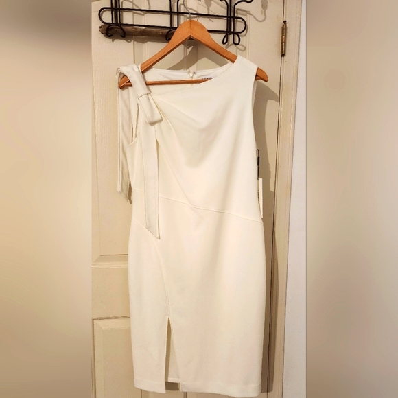 BNWT Cream Calvin Klein Dress Sz. 14 - Picture 1 of 4